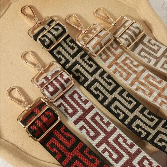 Geometric Patterned Bag Straps Replacement - Picture 6 of 12